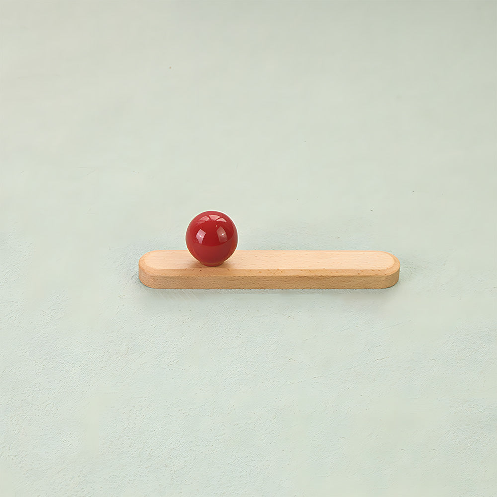 Modern Wooden Cupboard Handles with Ball Knobs