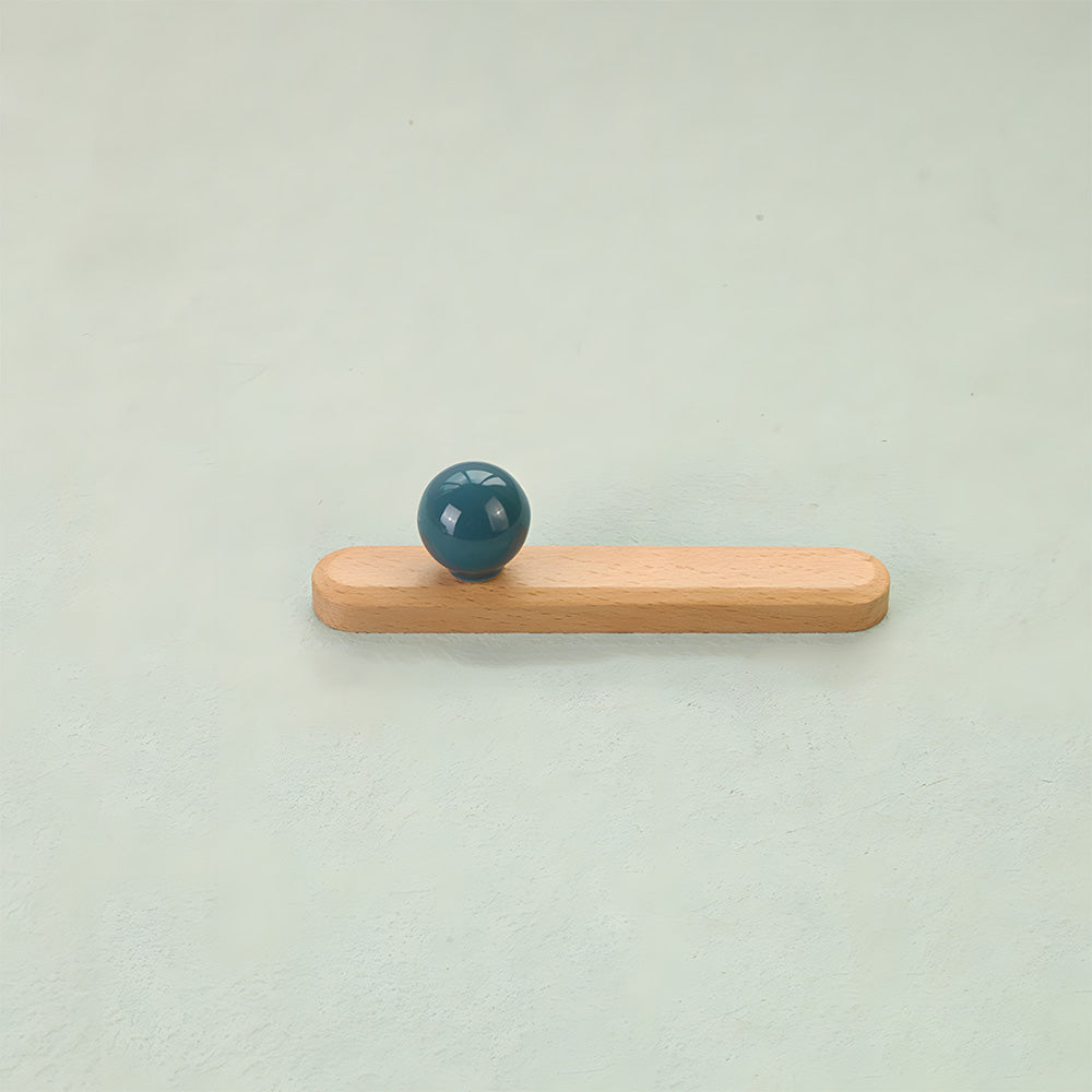 Modern Wooden Cupboard Handles with Ball Knobs