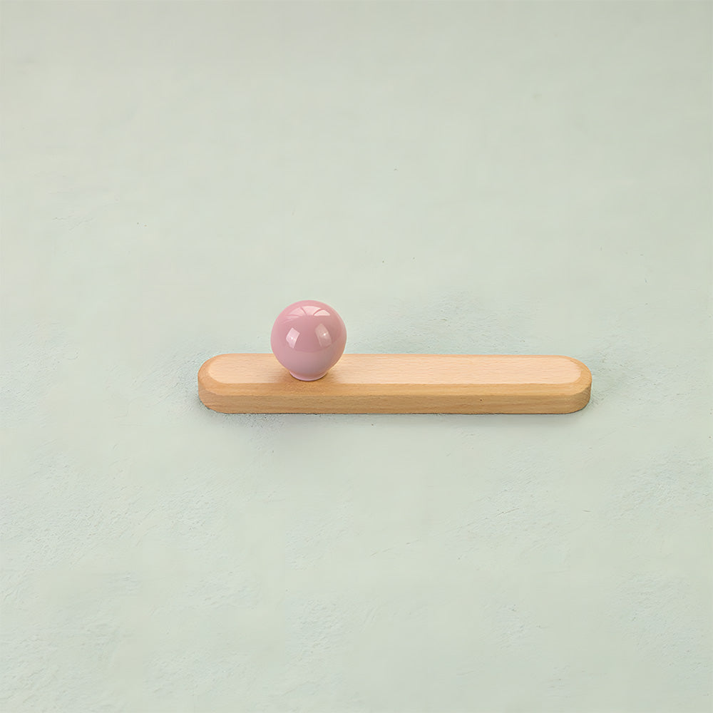 Modern Wooden Cupboard Handles with Ball Knobs