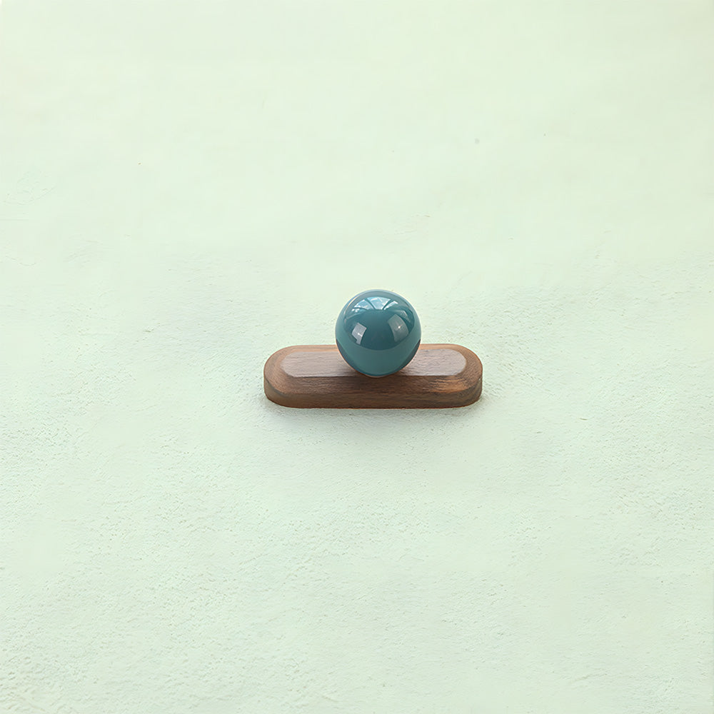 Modern Wooden Cupboard Handles with Ball Knobs