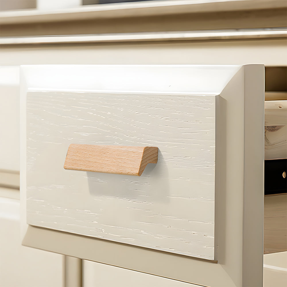 Modern Wooden Lip Pull Cupboard Handles