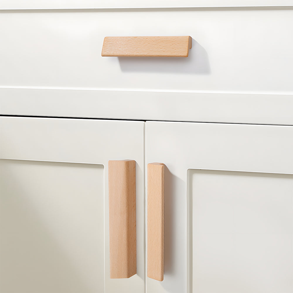 Modern Wooden Lip Pull Cupboard Handles