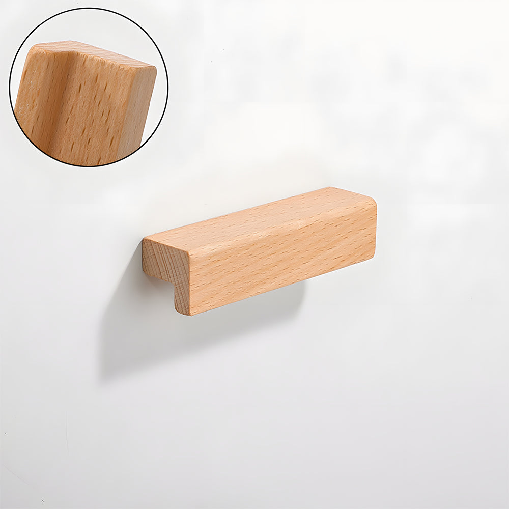 Modern Wooden Lip Pull Cupboard Handles
