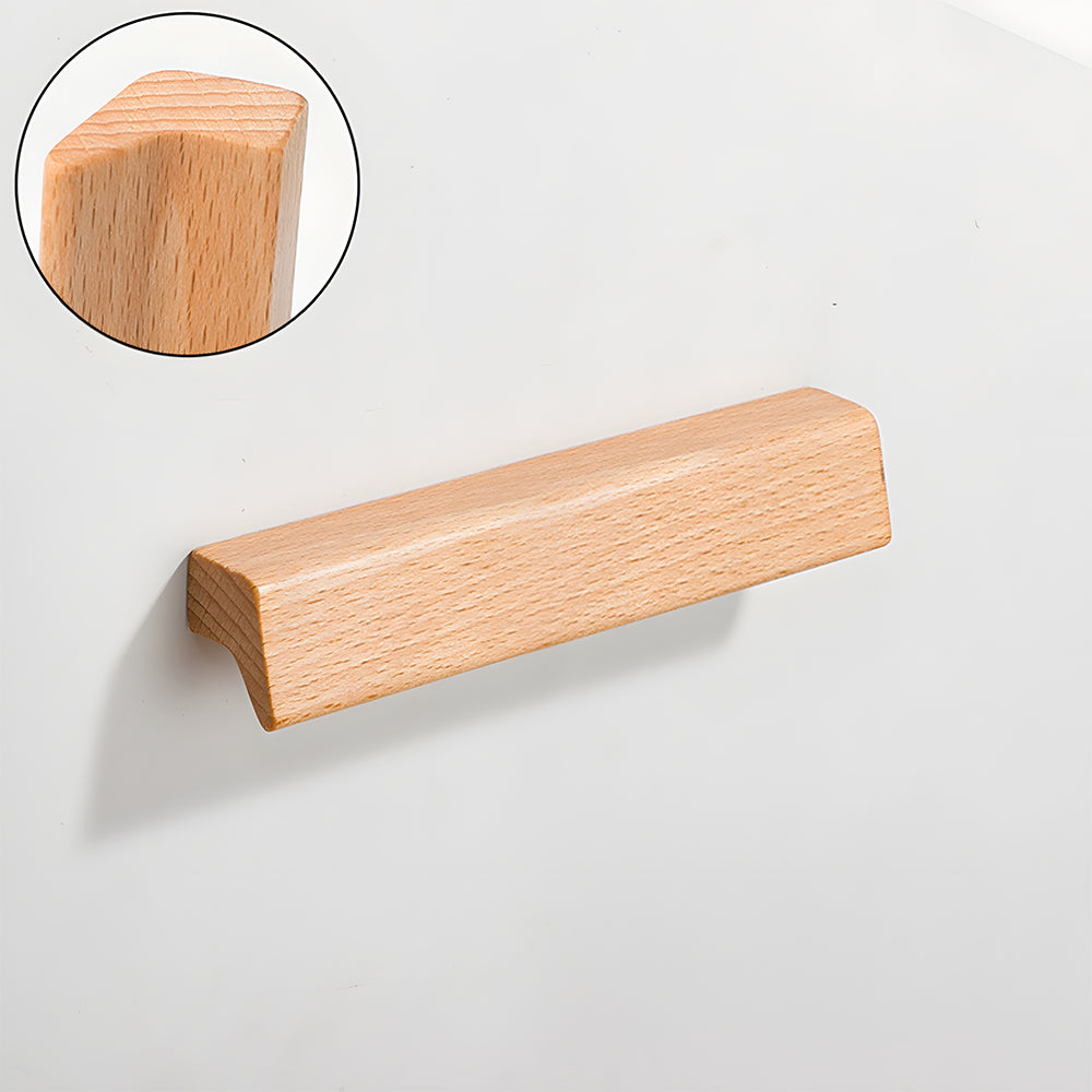 Modern Wooden Lip Pull Cupboard Handles