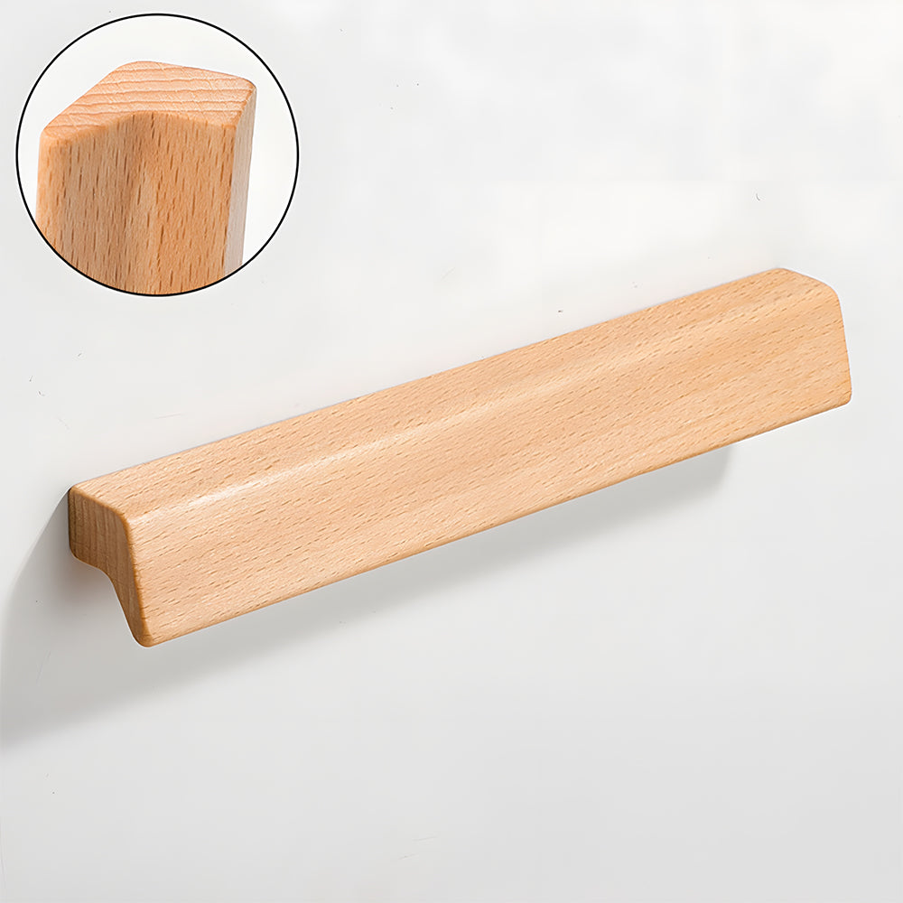 Modern Wooden Lip Pull Cupboard Handles