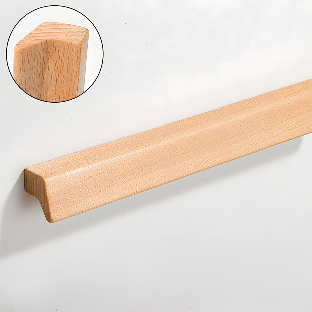 Modern Wooden Lip Pull Cupboard Handles