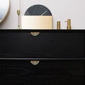 Openwork Leaf Brass Edge Pull Handles
