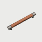 Retro Leather T-Bar Drawer Handles & Knobs