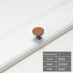 Retro Leather T-Bar Drawer Handles & Knobs