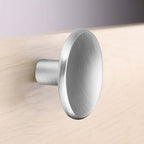 Round Brushed Nickel Cupboard Knobs