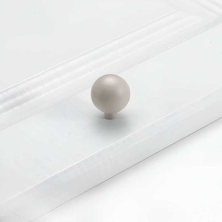 Simple French-Style Ball, Mushroom and Disc Cupboard Knobs