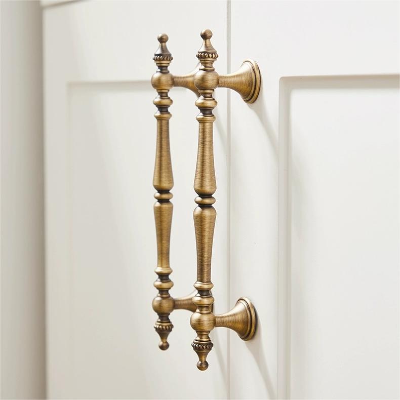 Vintage Beaded Baluster T-Bar Kitchen Cupboard Handles
