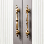 Vintage Beaded Baluster T-Bar Kitchen Cupboard Handles