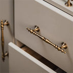 Vintage Beaded Baluster T-Bar Kitchen Cupboard Handles