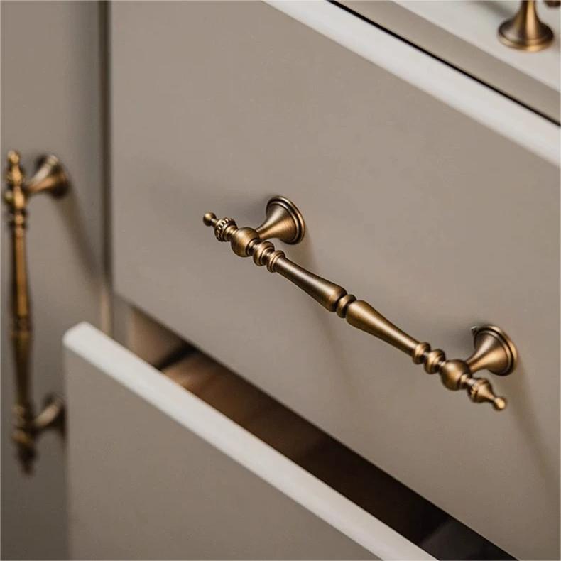 Vintage Beaded Baluster T-Bar Kitchen Cupboard Handles