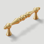Vintage Beaded Brass Wardrobe Handles