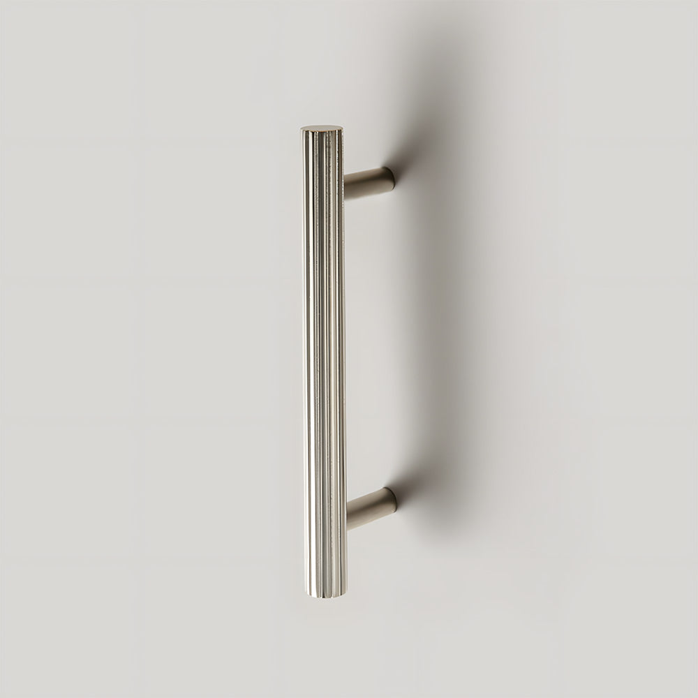 Vintage-Inspired Knurled T-Bar Cupboard Handles & Knobs