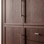 Vintage-Inspired Knurled T-Bar Cupboard Handles & Knobs