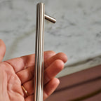 Vintage-Inspired Knurled T-Bar Cupboard Handles & Knobs