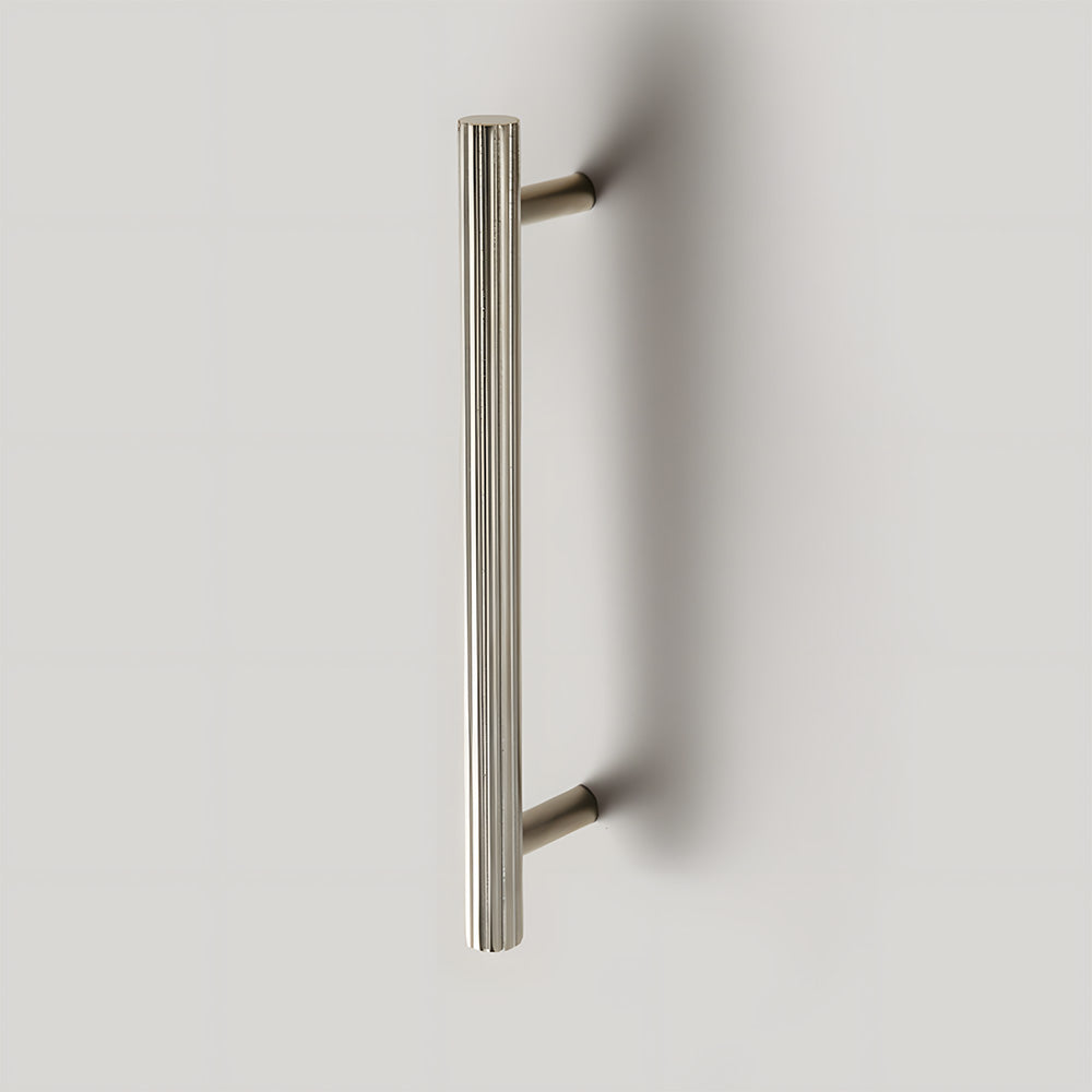 Vintage-Inspired Knurled T-Bar Cupboard Handles & Knobs