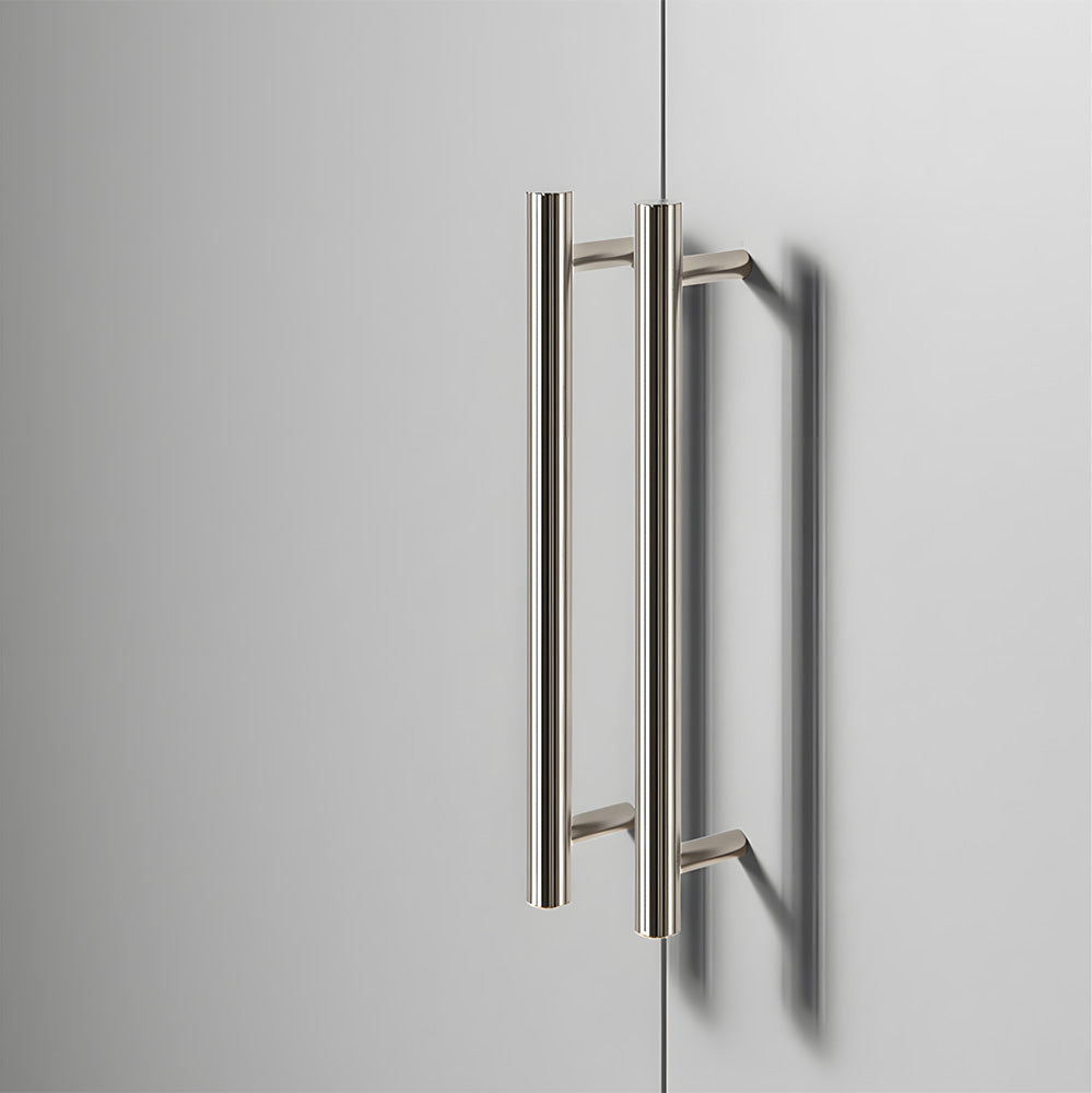 Vintage-Inspired Knurled T-Bar Cupboard Handles & Knobs