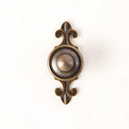 Vintage-Inspired Round Cupboard Knobs with Backplate