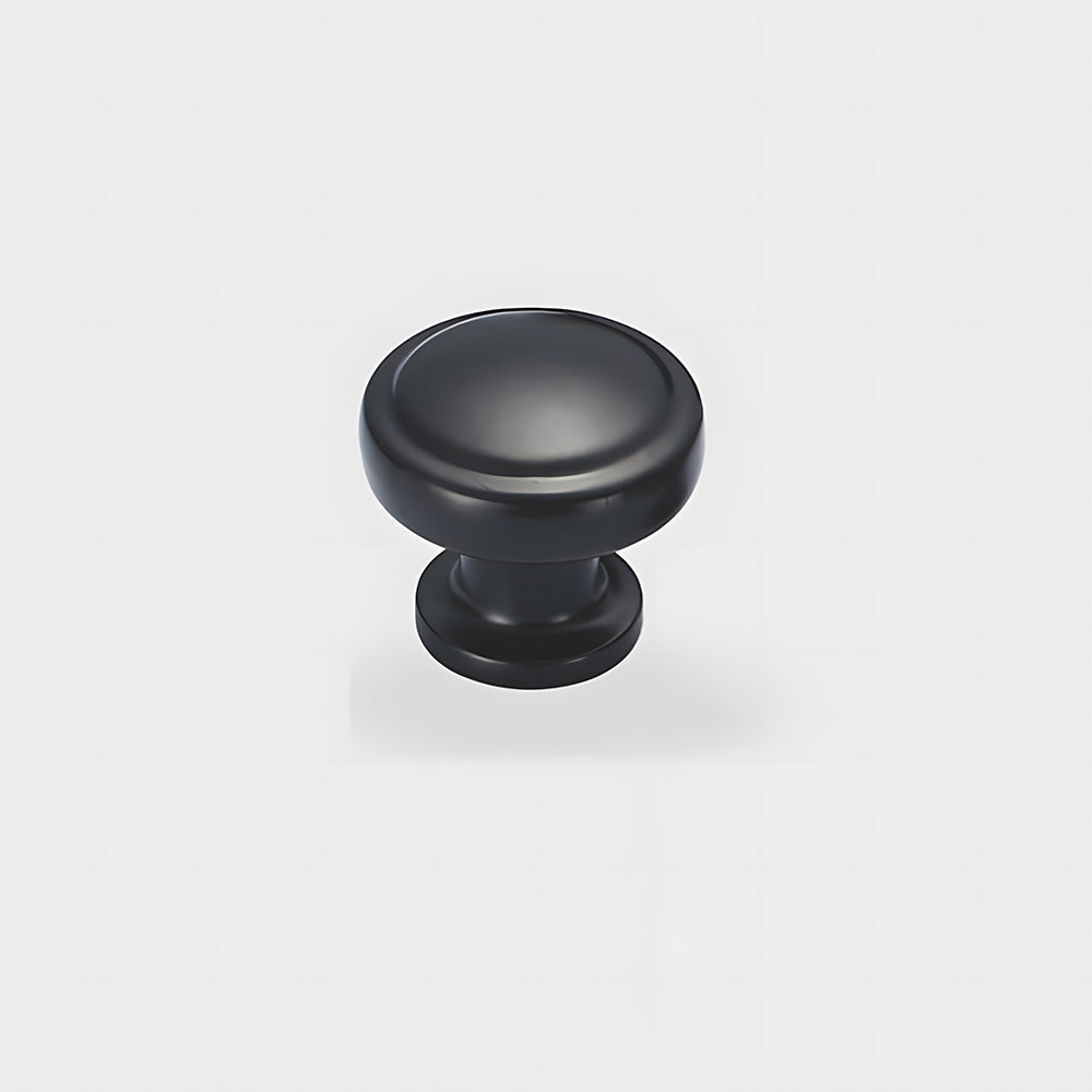 Vintage-Inspired Round Cupboard Knobs with Backplate