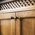 Vintage-Inspired Round Cupboard Knobs with Backplate