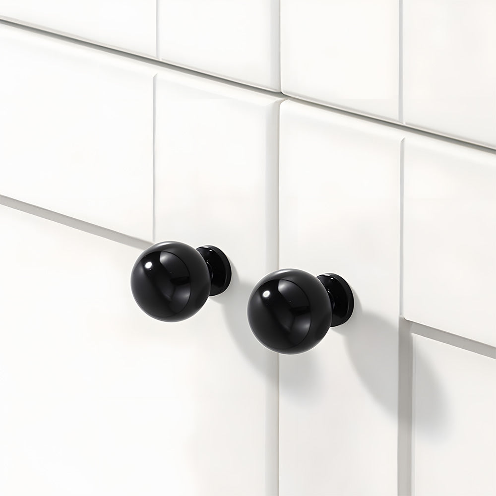 Vintage-Inspired Solid Brass Shell Cup Drawer Handles & Ball Knobs
