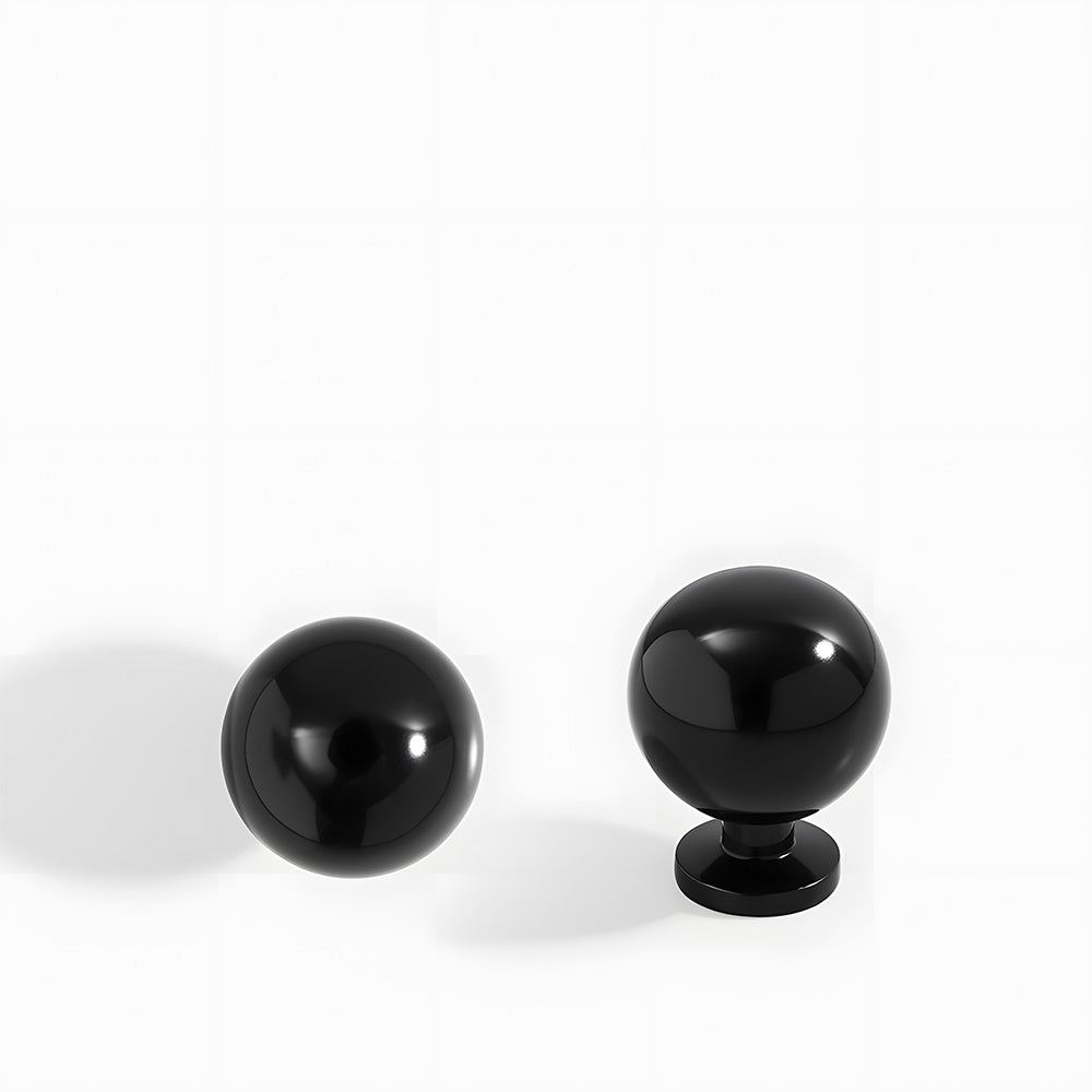 Vintage-Inspired Solid Brass Shell Cup Drawer Handles & Ball Knobs