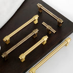 Vintage-Inspired Solid Brass T-Bar Cupboard Handles & Knobs