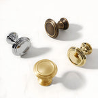 Vintage Shell Solid Brass Cup Handles & Knobs