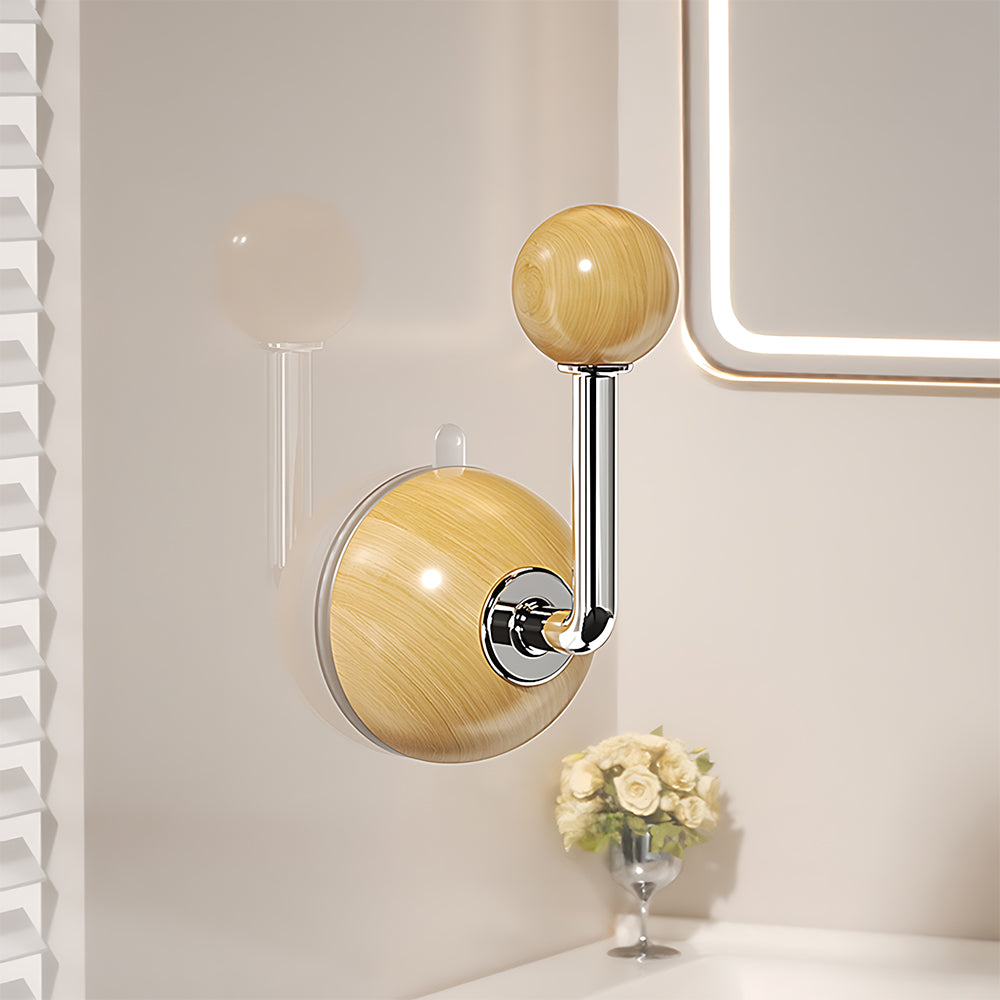 Zinc Alloy Suction Cup Ball Knob Hooks