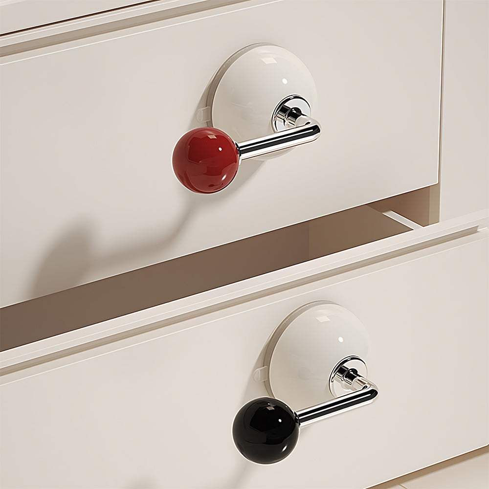 Zinc Alloy Suction Cup Ball Knob Hooks